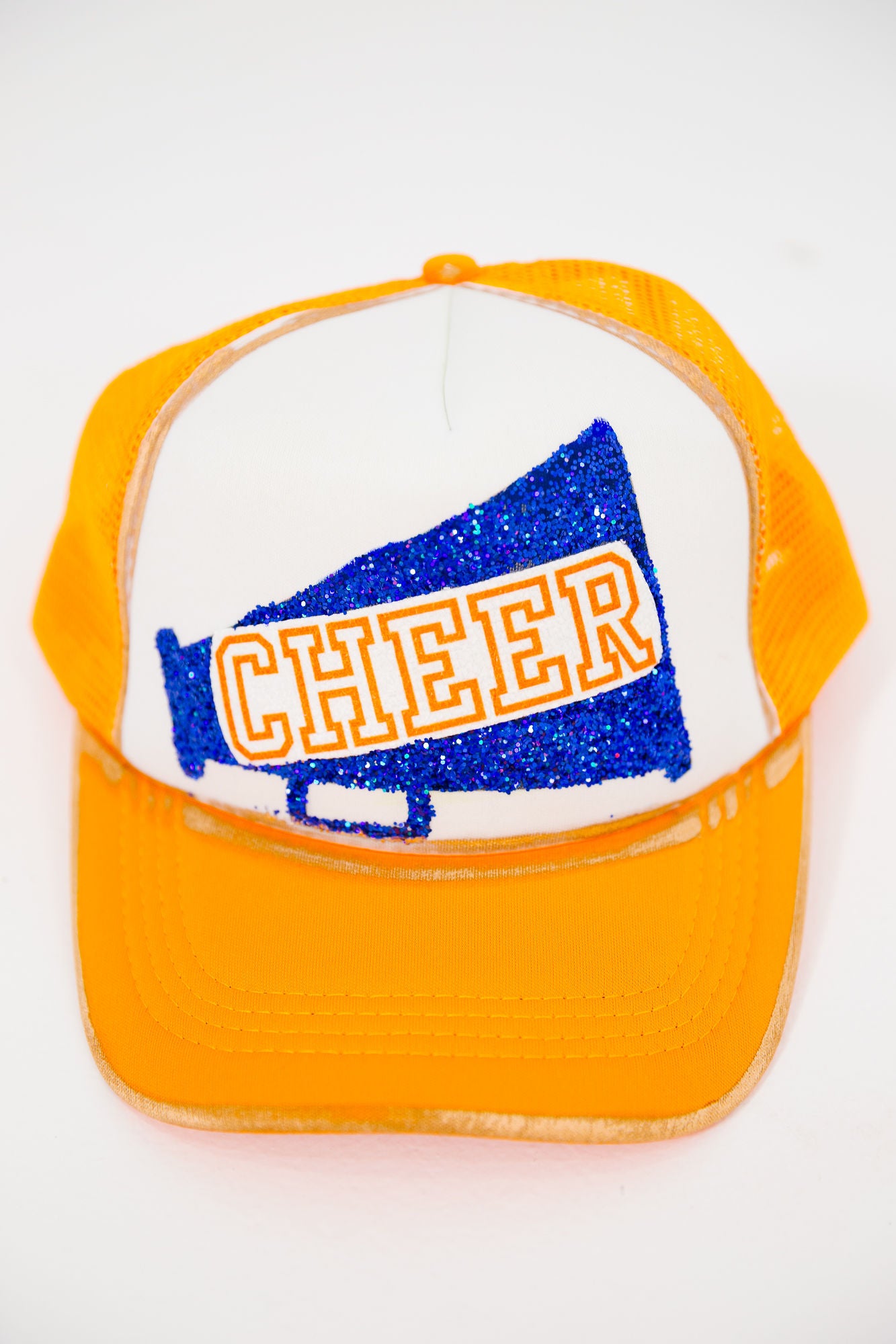 CHEER MEGAPHONE TRUCKER HAT HAT Judith March
