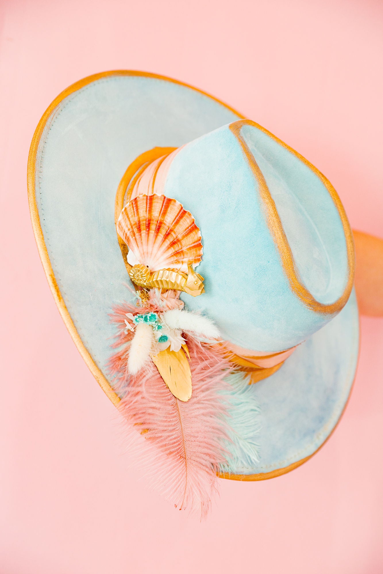 SEABREEZE BLUE RANCHER HAT RANCHER HAT Judith March