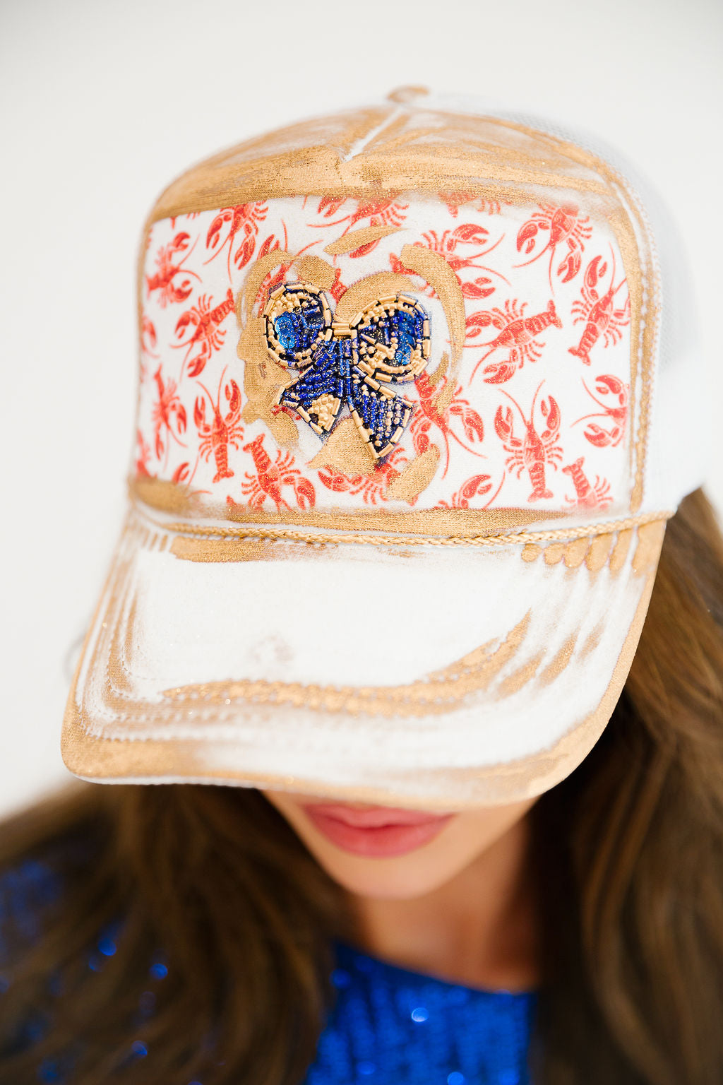 LOBSTER BOW TRUCKER HAT TRUCKER HAT Judith March