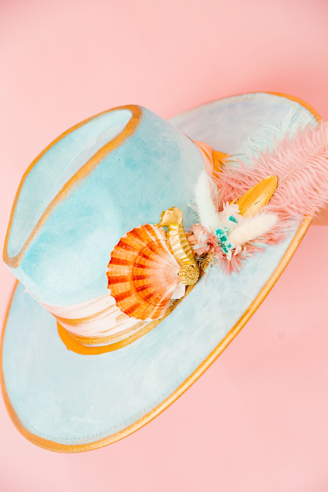 SEABREEZE BLUE RANCHER HAT RANCHER HAT Judith March