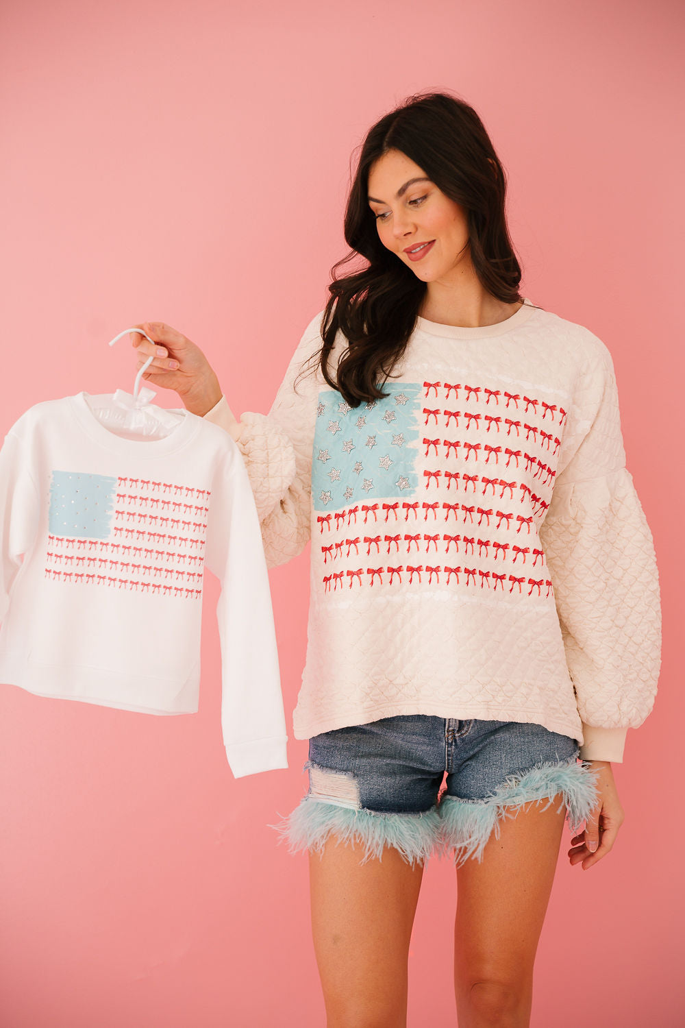 MINI KIDS USA BOW FLAG PULLOVER pullover Judith March