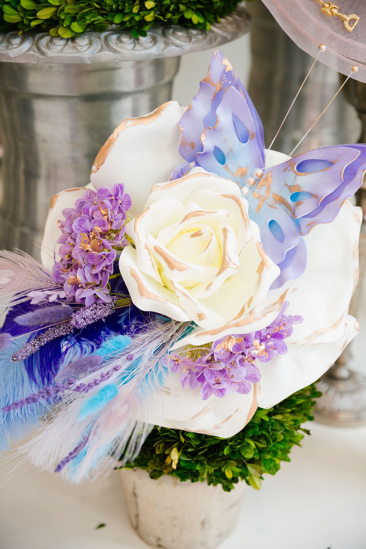 WHISPERING WINGS FASCINATOR (ONE OF A KIND) FASCINATOR Judith March