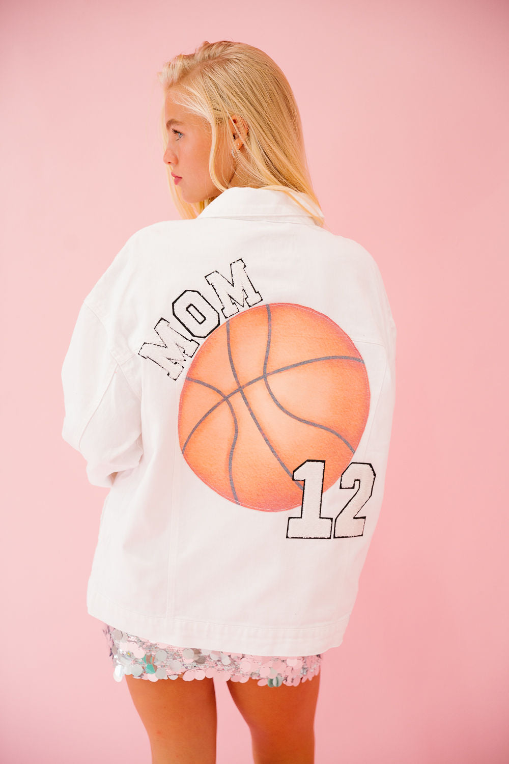CUSTOM BASKETBALL MOM NUMBER JACKET JACKET Judith March
