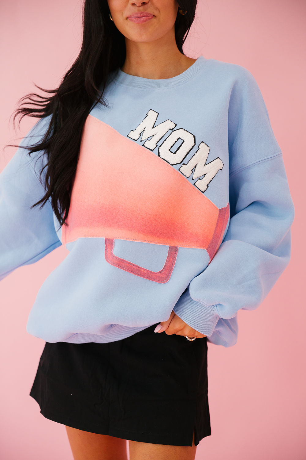 CHEER MOM MEGAPHONE PULLOVER PULLOVER Judith March