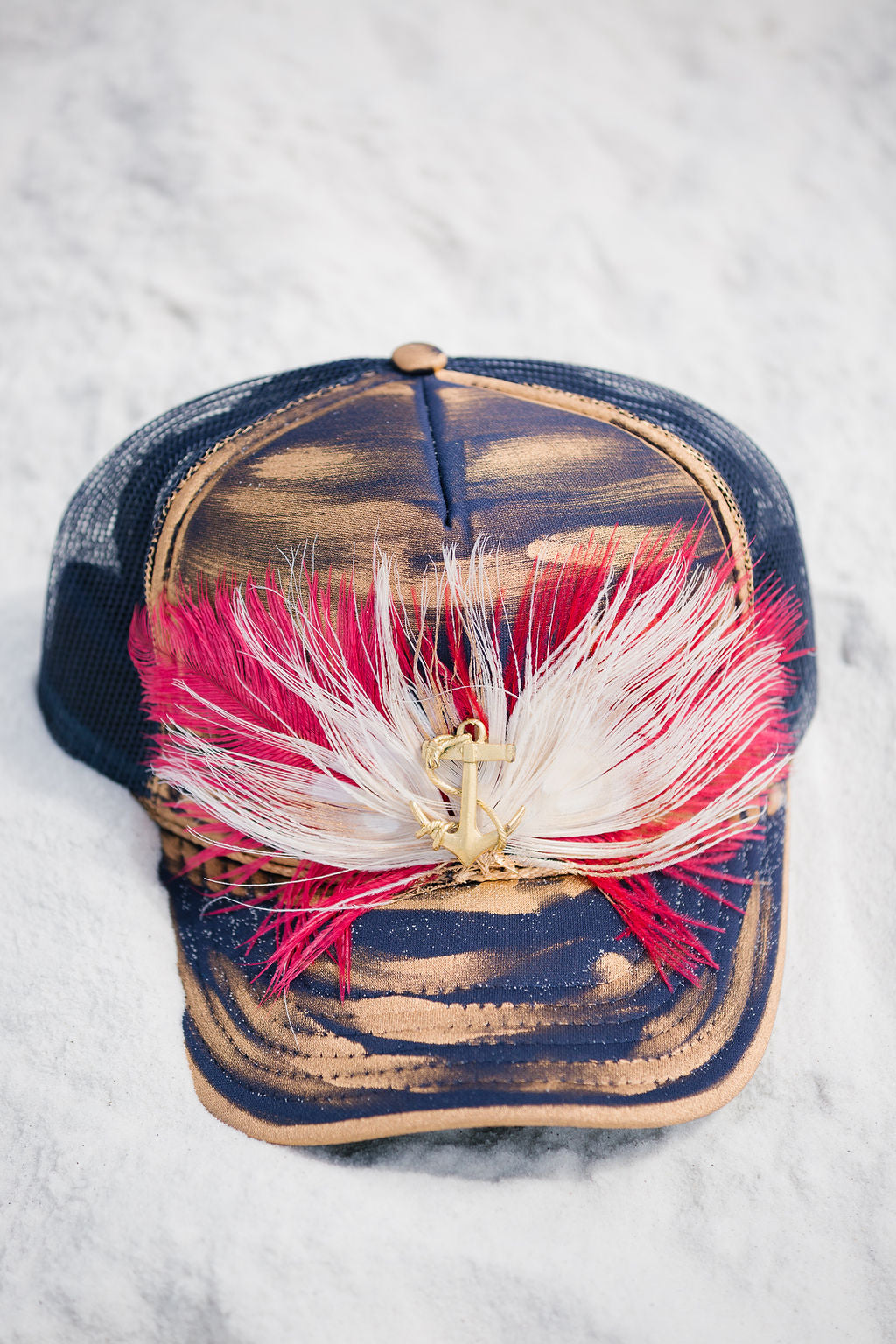 ANCHOR CHARM TRUCKER HAT TRUCKER HAT Judith March