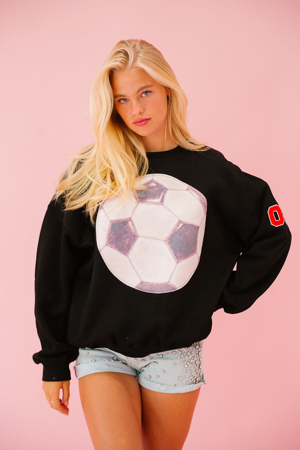 CUSTOM SOCCER PATCH NUMBER PULLOVER PULLOVER Judith March
