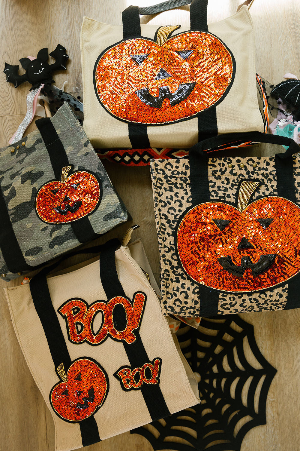HALLOWEEN SEASON TOTE BAGS BAG Judith March