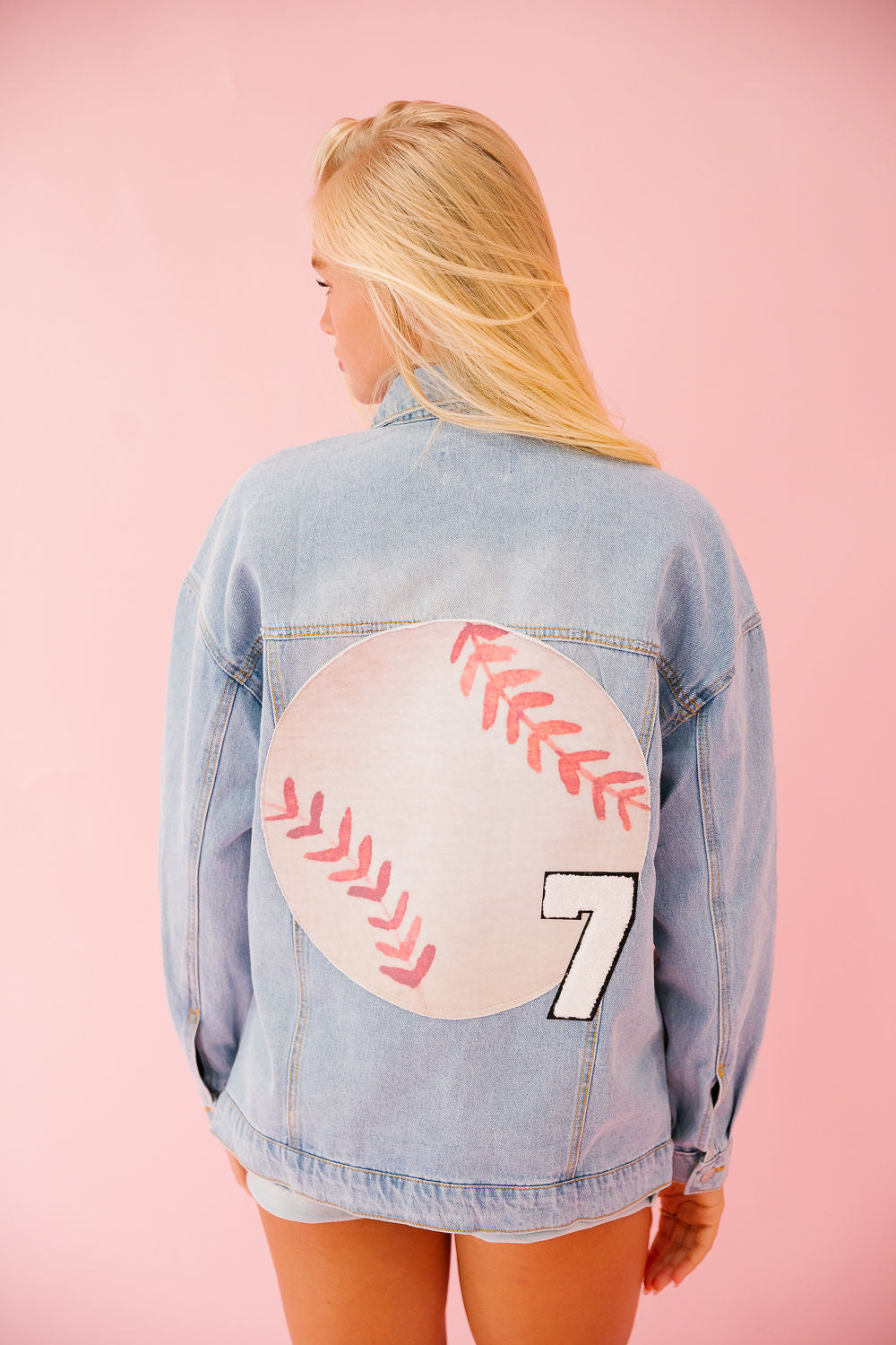 CUSTOM BASEBALL DENIM JACKET JACKET Judith March