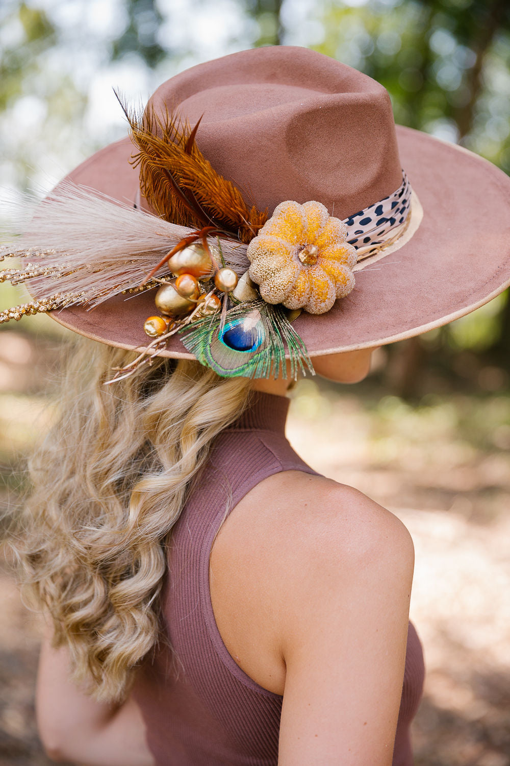 THE PEACOCK IN THE PINES RANCHER HAT RANCHER HAT Judith March