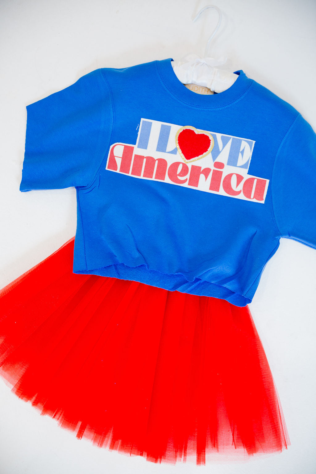 MINI KIDS I LOVE AMERICA SLEEVELESS PULLOVER PULLOVER Judith March