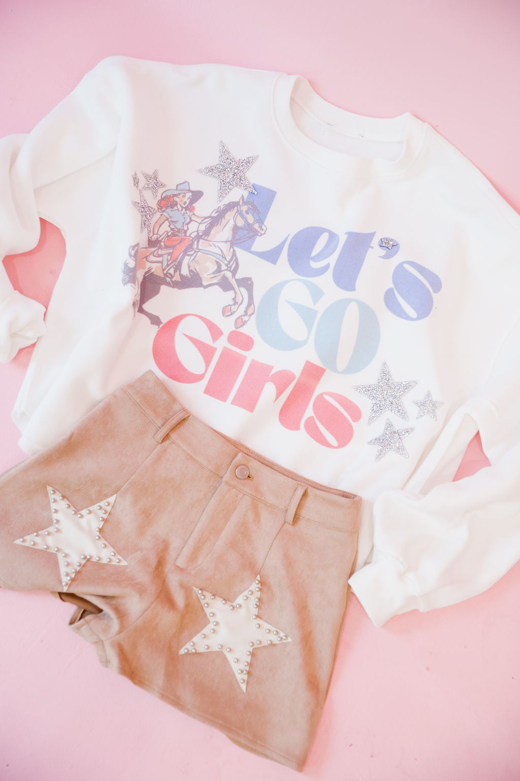 LET'S GO GIRLS PULLOVER PULLOVER Judith March