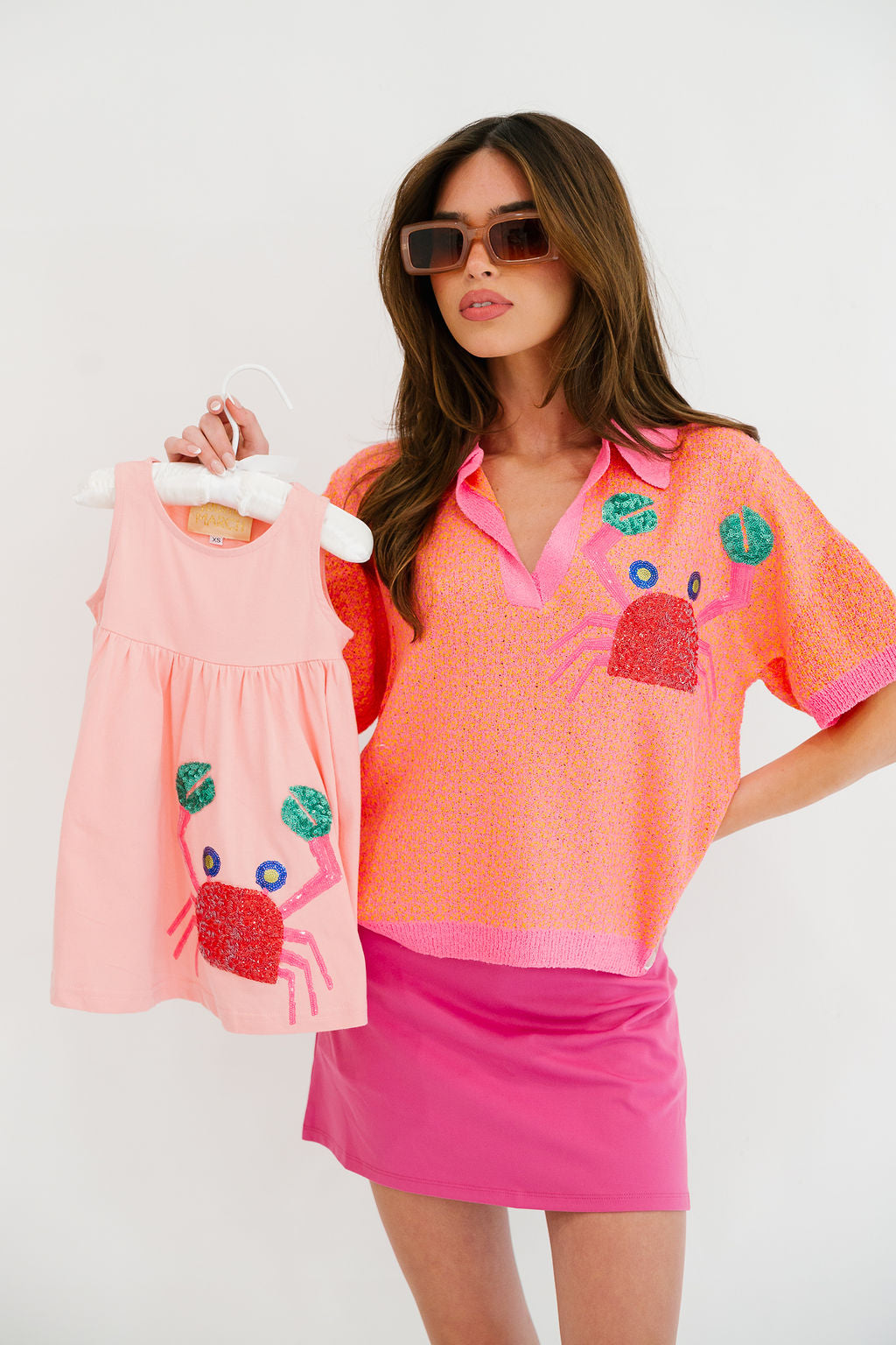 CRAB PATCH SWEATER TOP SWEATER Judith March