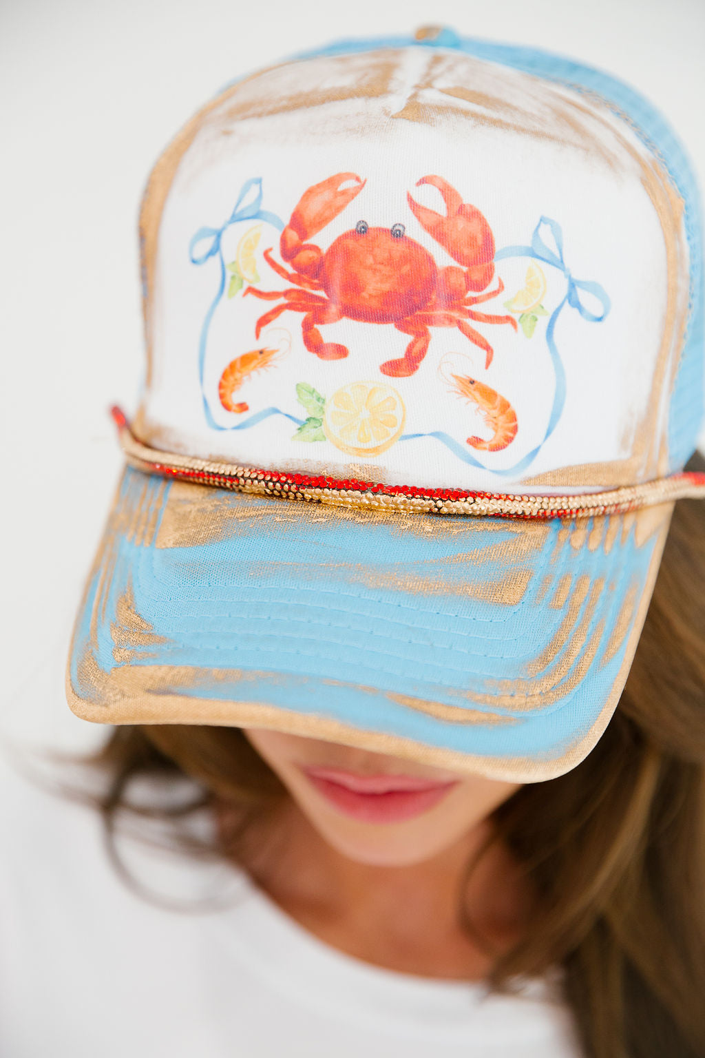 UNDER THE SEA TRUCKER HAT TRUCKER HAT Judith March