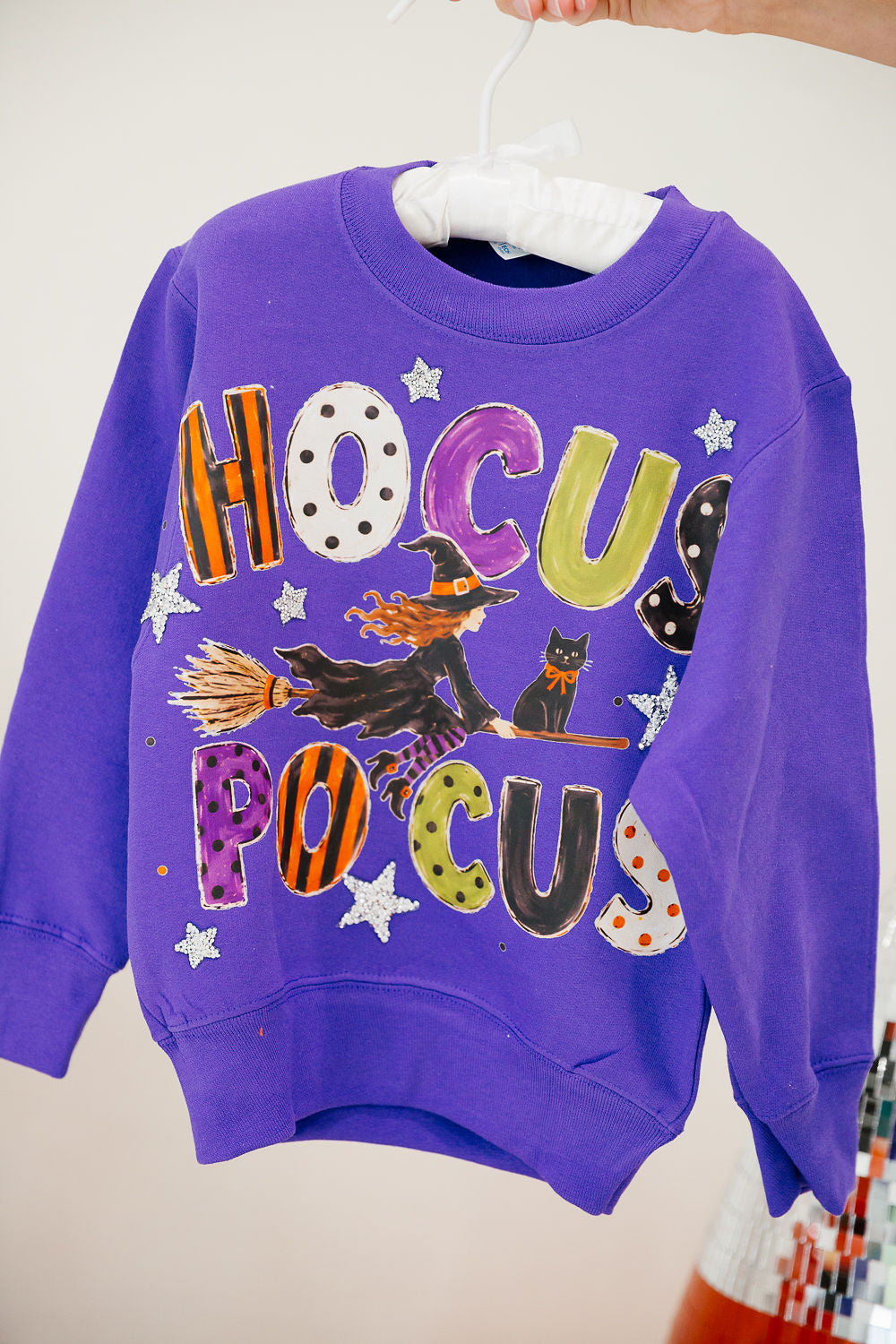 MINI KIDS HOCUS POCUS PURPLE PULLOVER PULLOVER Judith March