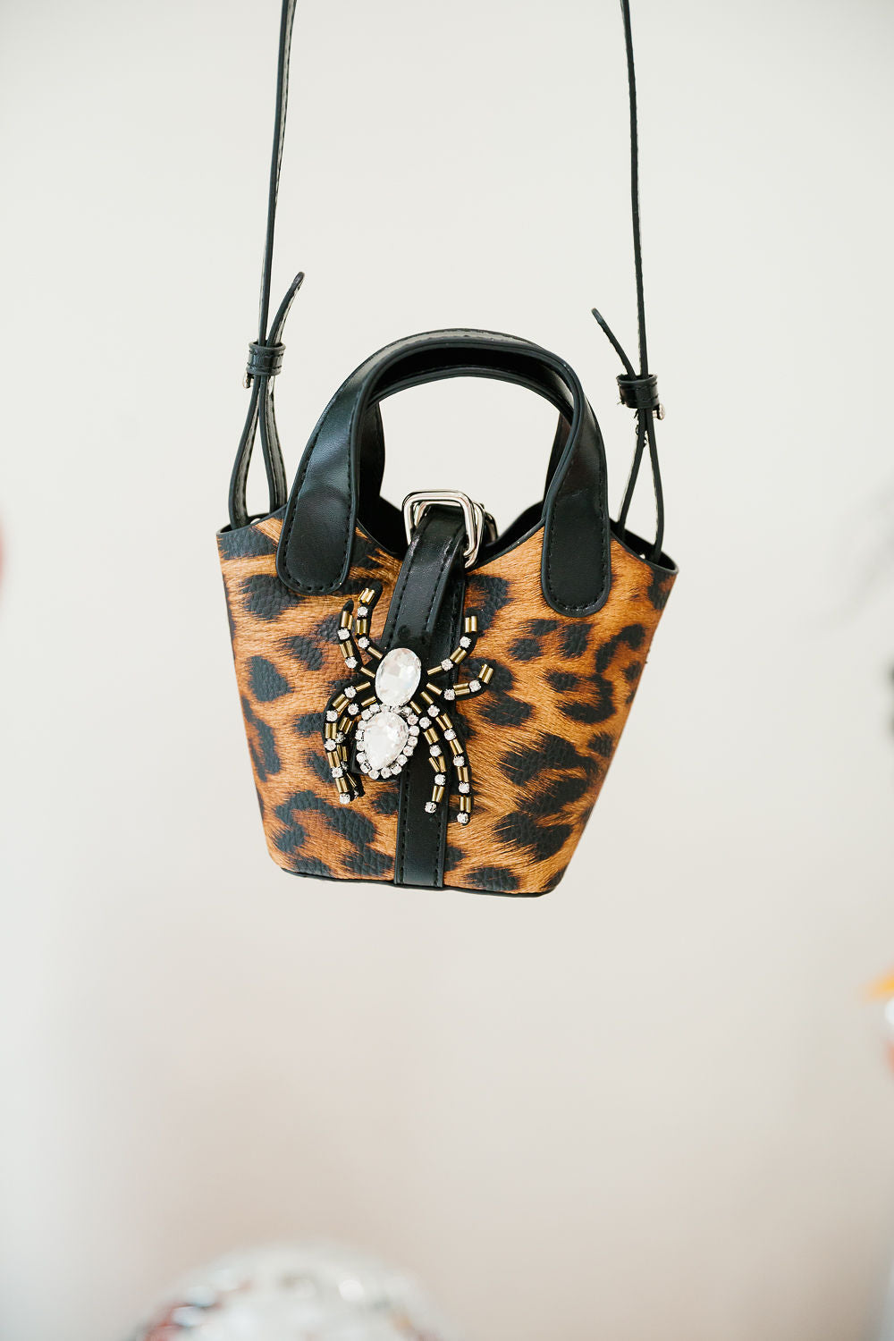 MINI KIDS LEOPARD LUXE SPIDER BAG Clutch Judith March