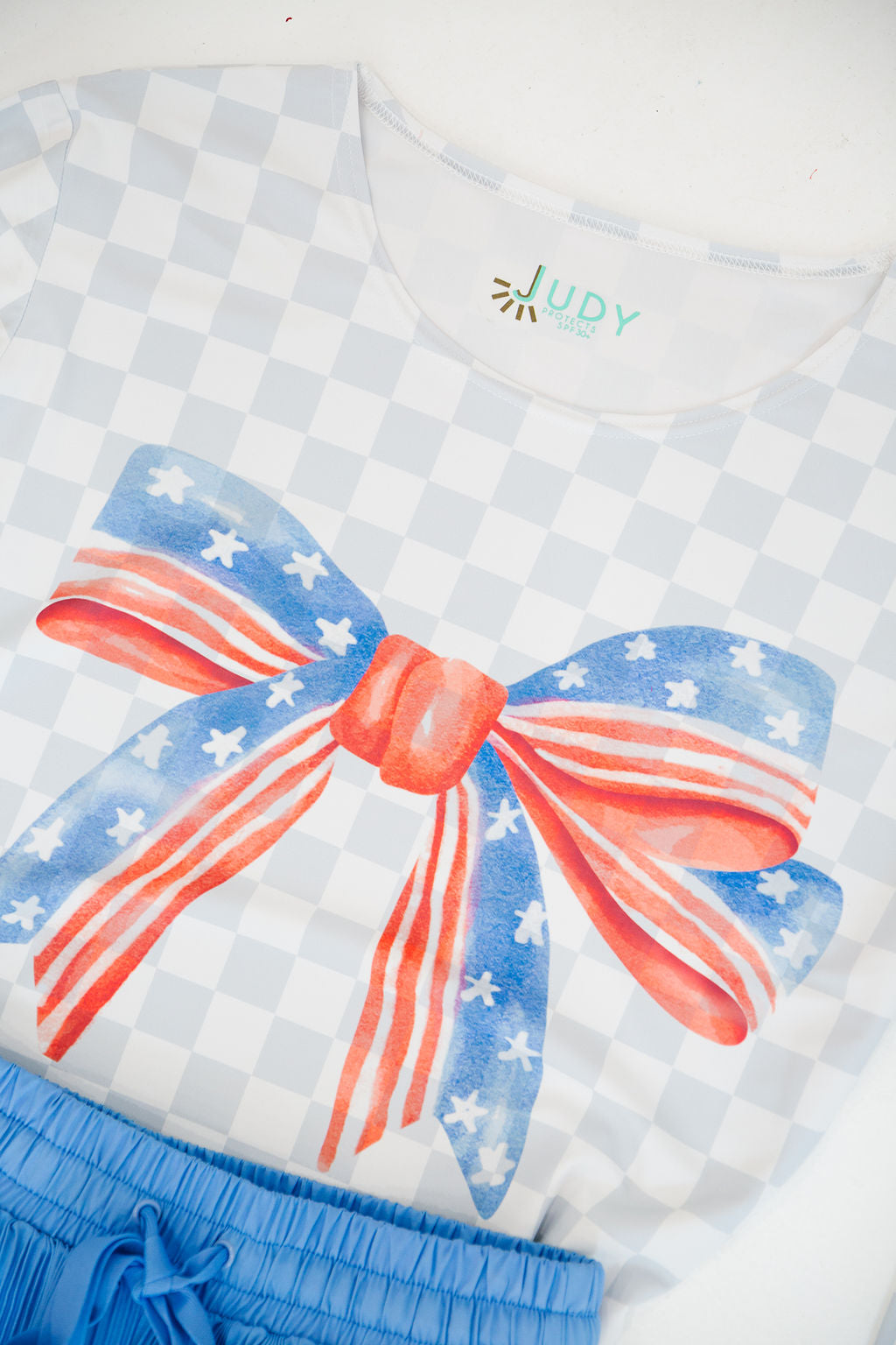 SPF 40 AMERICAN BOWS SWIM SHIRT PULLOVER Judith March