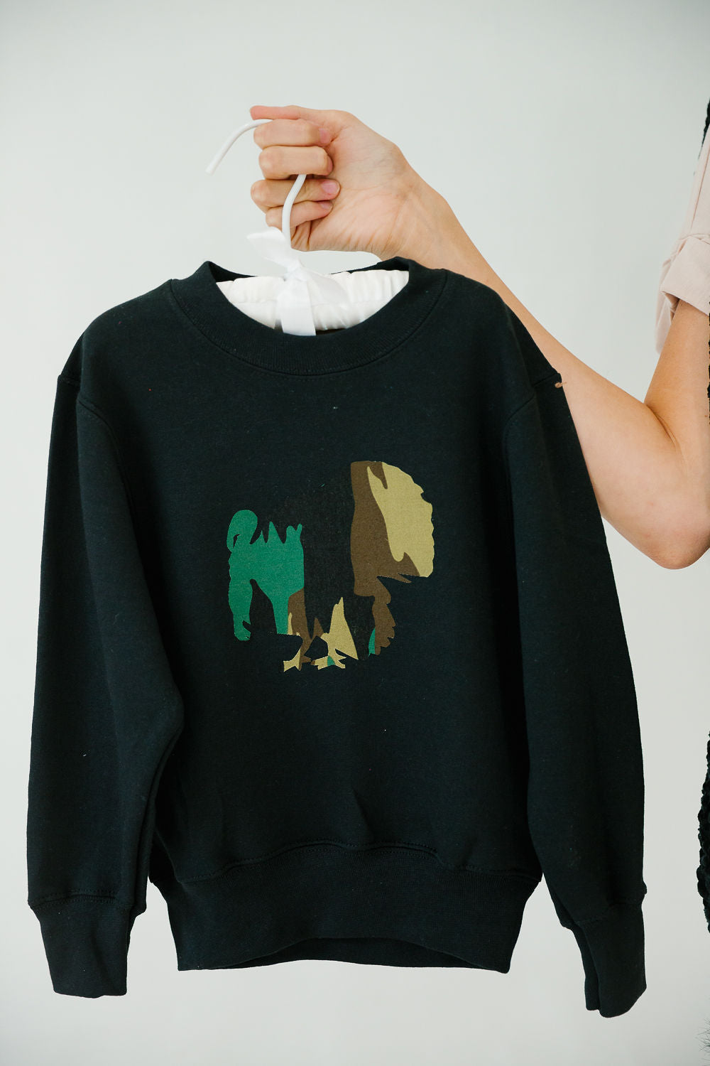 MINI KIDS CAMO TURKEY BLACK PULLOVER PULLOVER Judith March