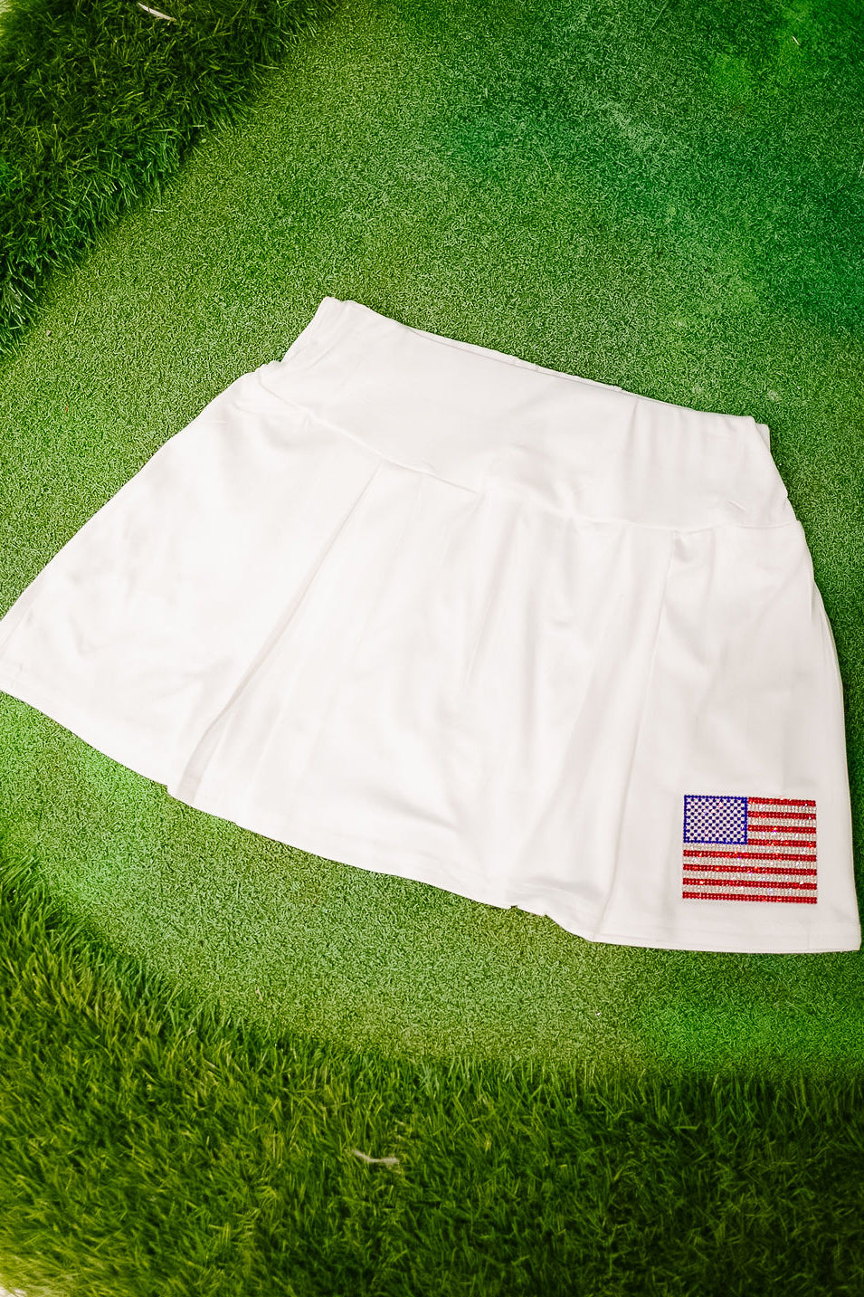 AMERICAN FLAG TENNIS SKIRT SKIRT Judith March