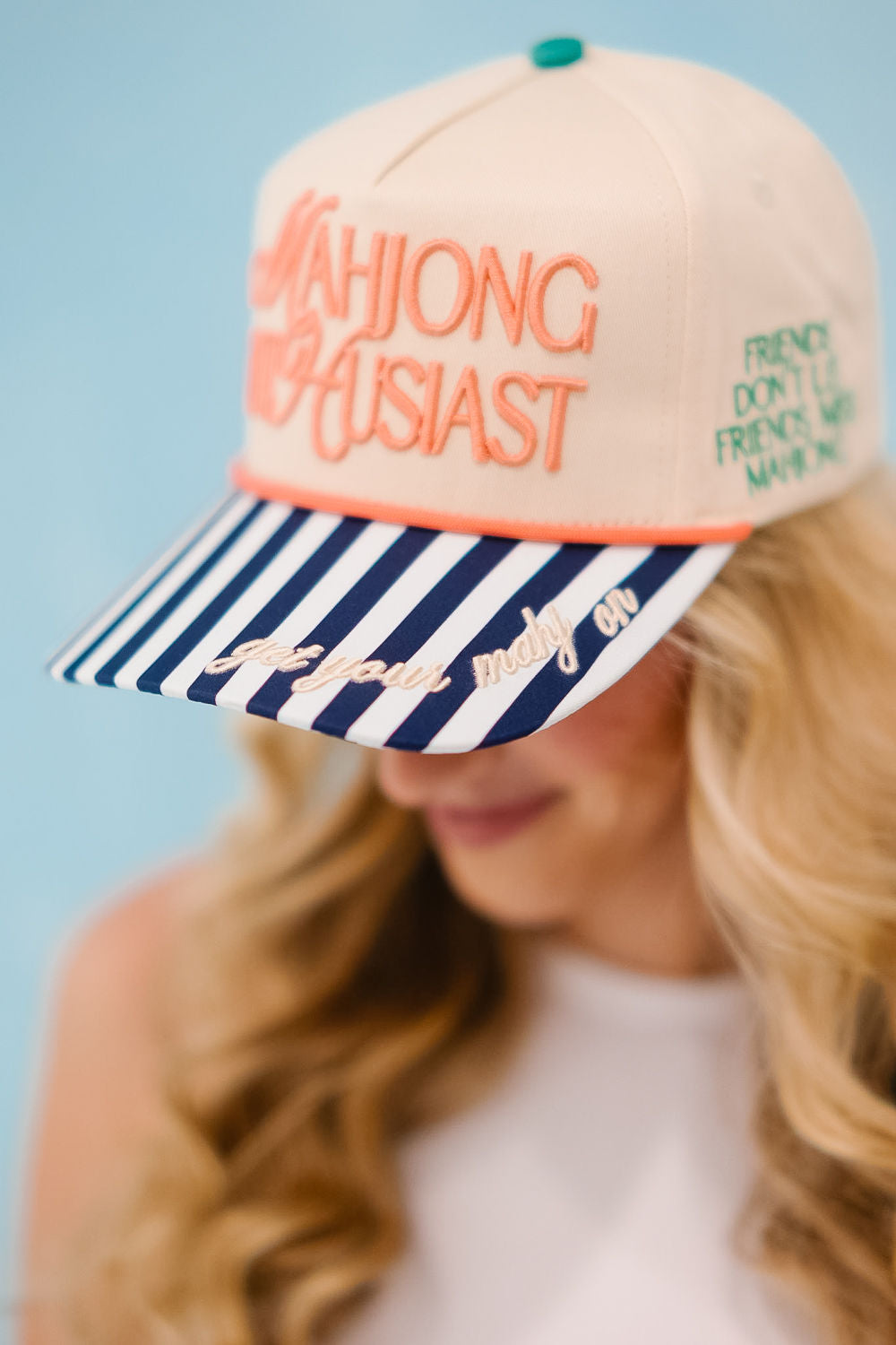 MAHJONG ENTHUSIAST STRUCTURED HAT HAT Judith March