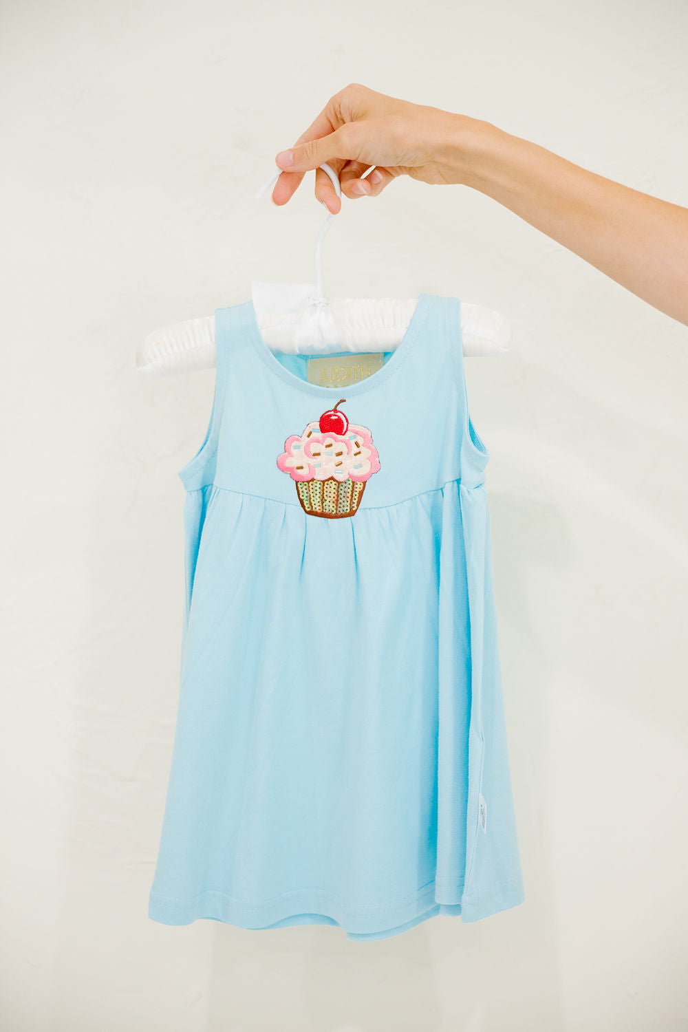 **MINI KIDS CUPCAKE BLUE DRESS S (3-4)