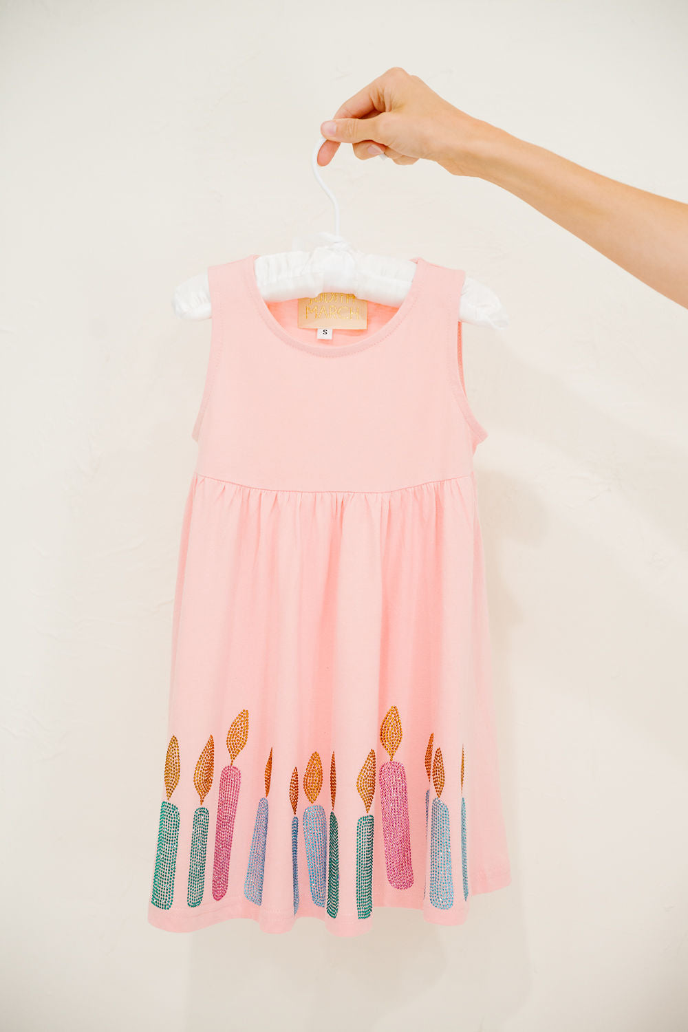 **MINI KIDS BIRTHDAY CANDLES PINK DRESS DRESS Judith March