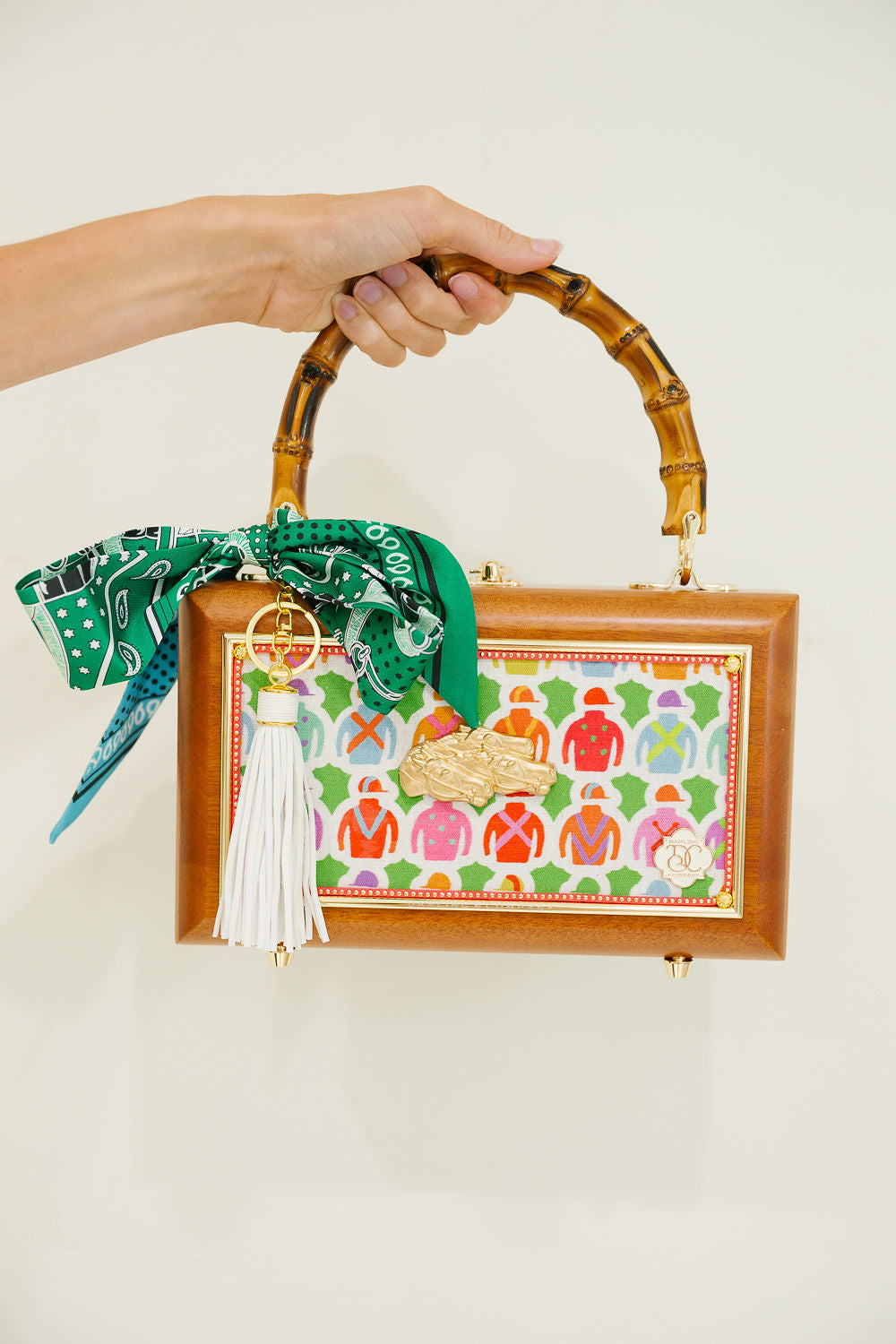TRIPE CROWN PURSE - BY DARLING AND COMPANY PURSE Judith March