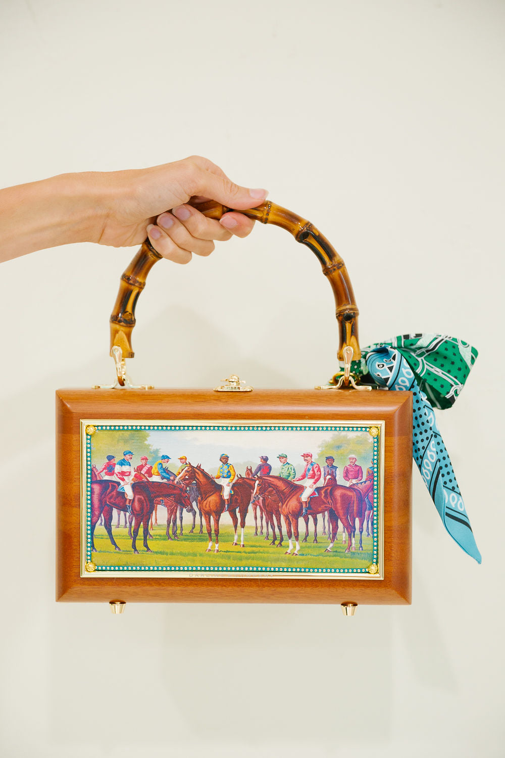 TRIPE CROWN PURSE - BY DARLING AND COMPANY PURSE Judith March