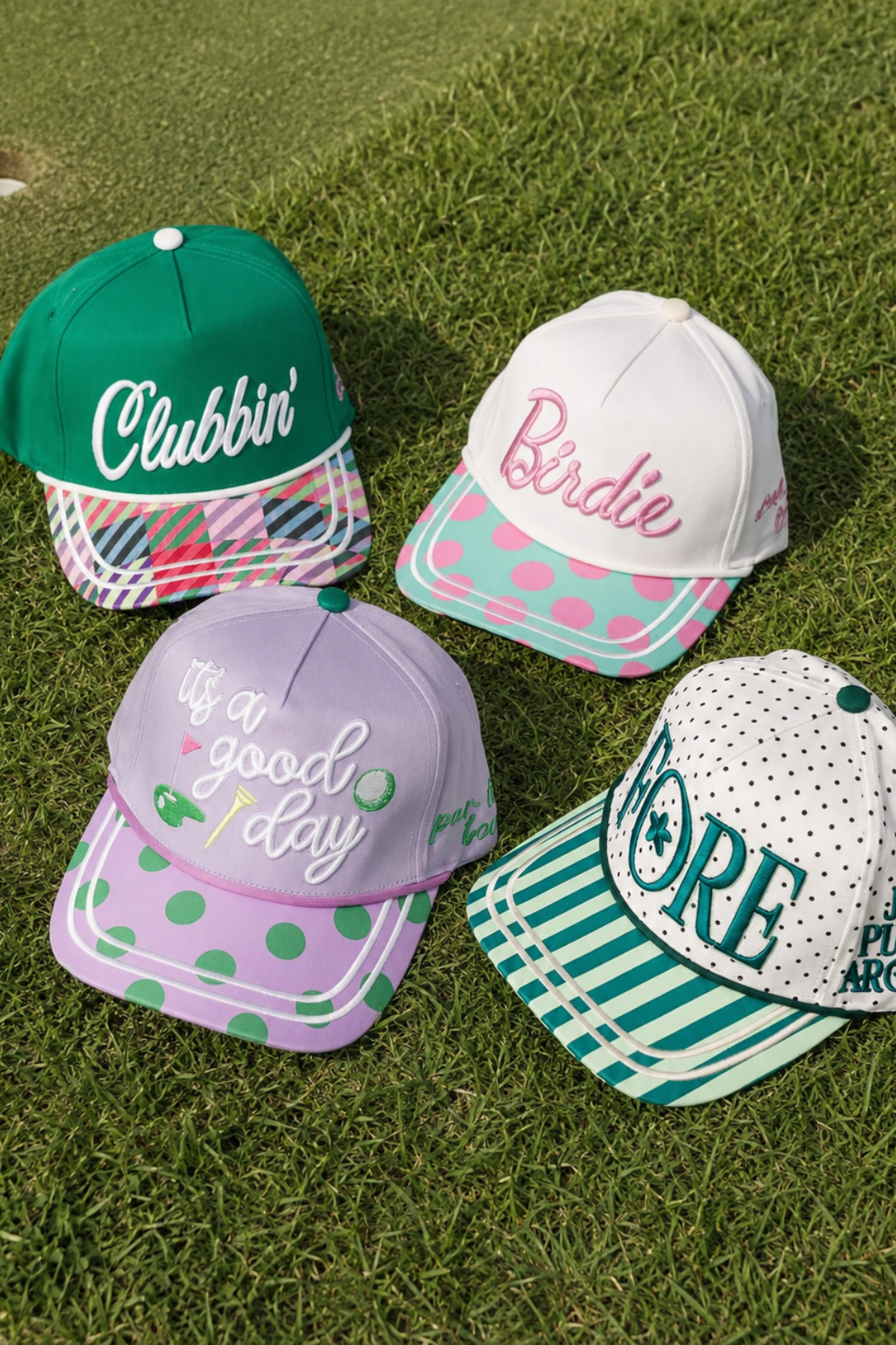 GOLF EMBROIDERED HATS HAT Judith March
