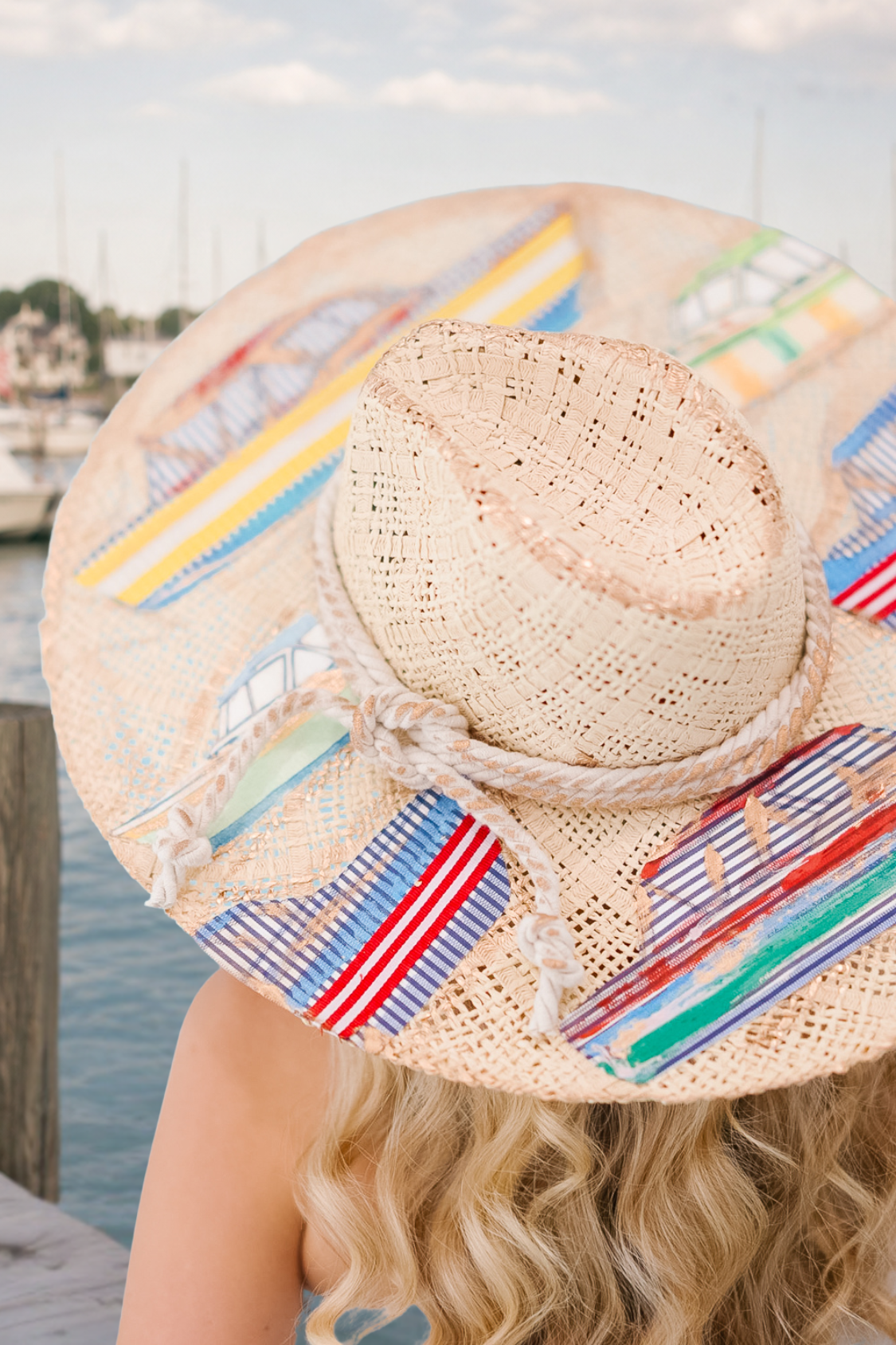 BOAT SEASON SUN HAT HAT Judith March