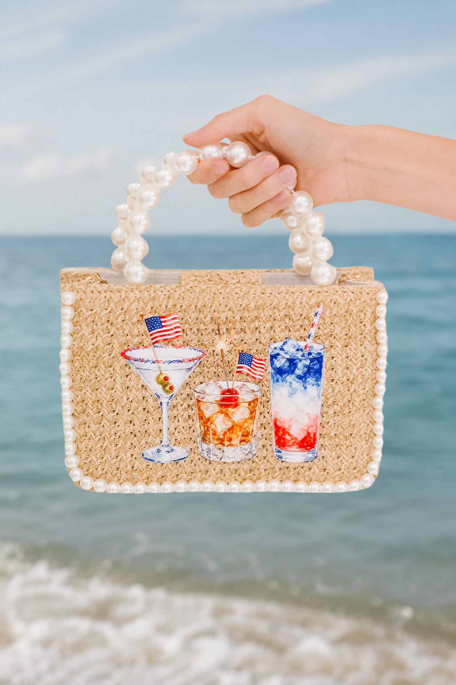 STARS, STRIPES, AND SIPS PURSE PURSE Judith March