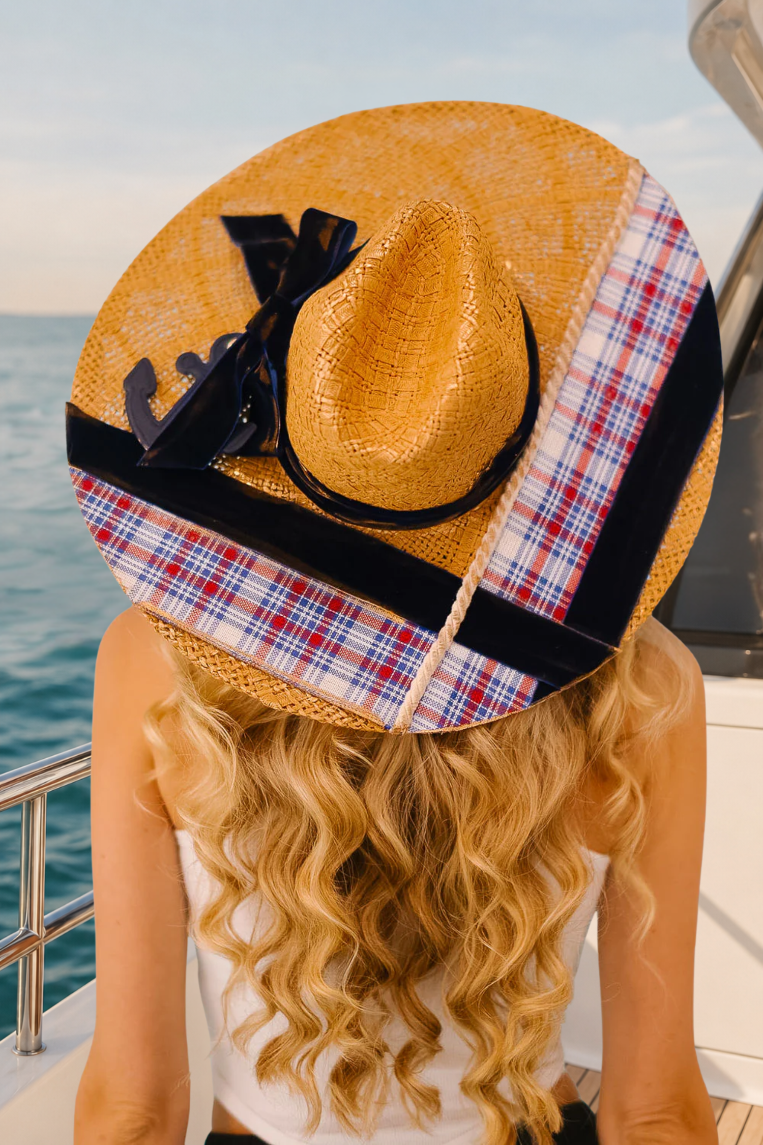 MEET ME AT THE MARINA SUN HAT HAT Judith March