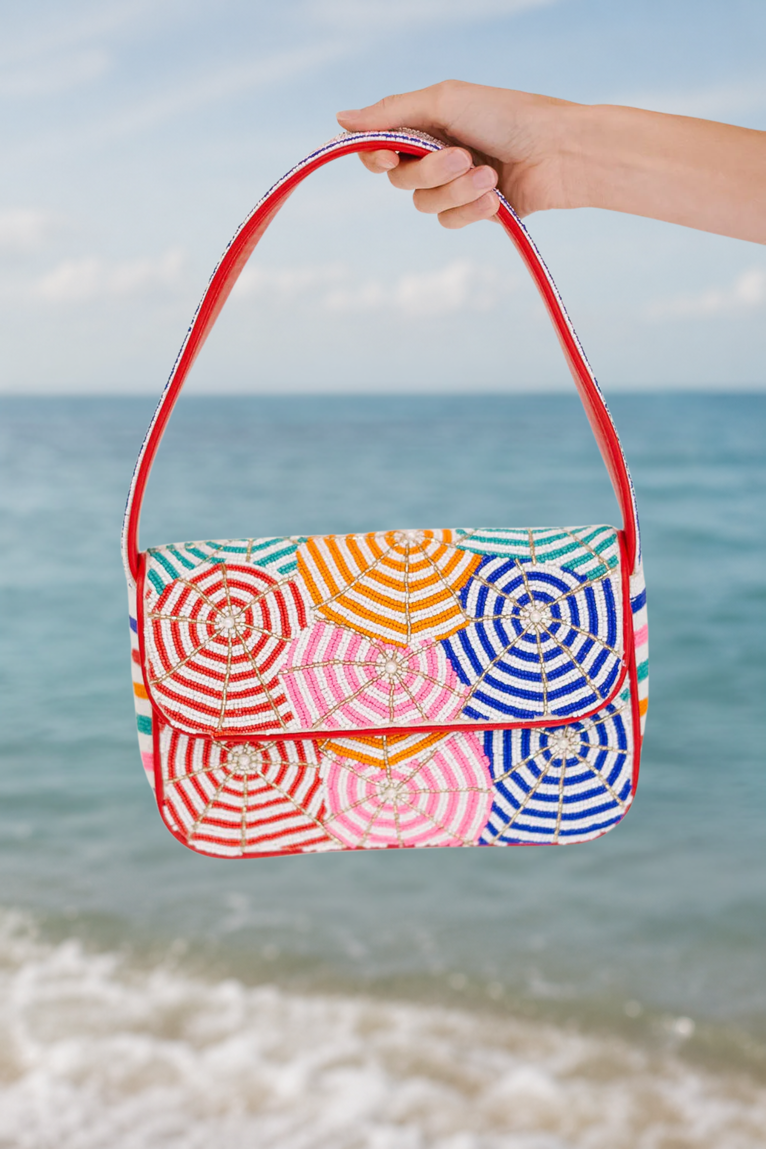 BEACH CLUB BEADED PURSE PURSE Judith March
