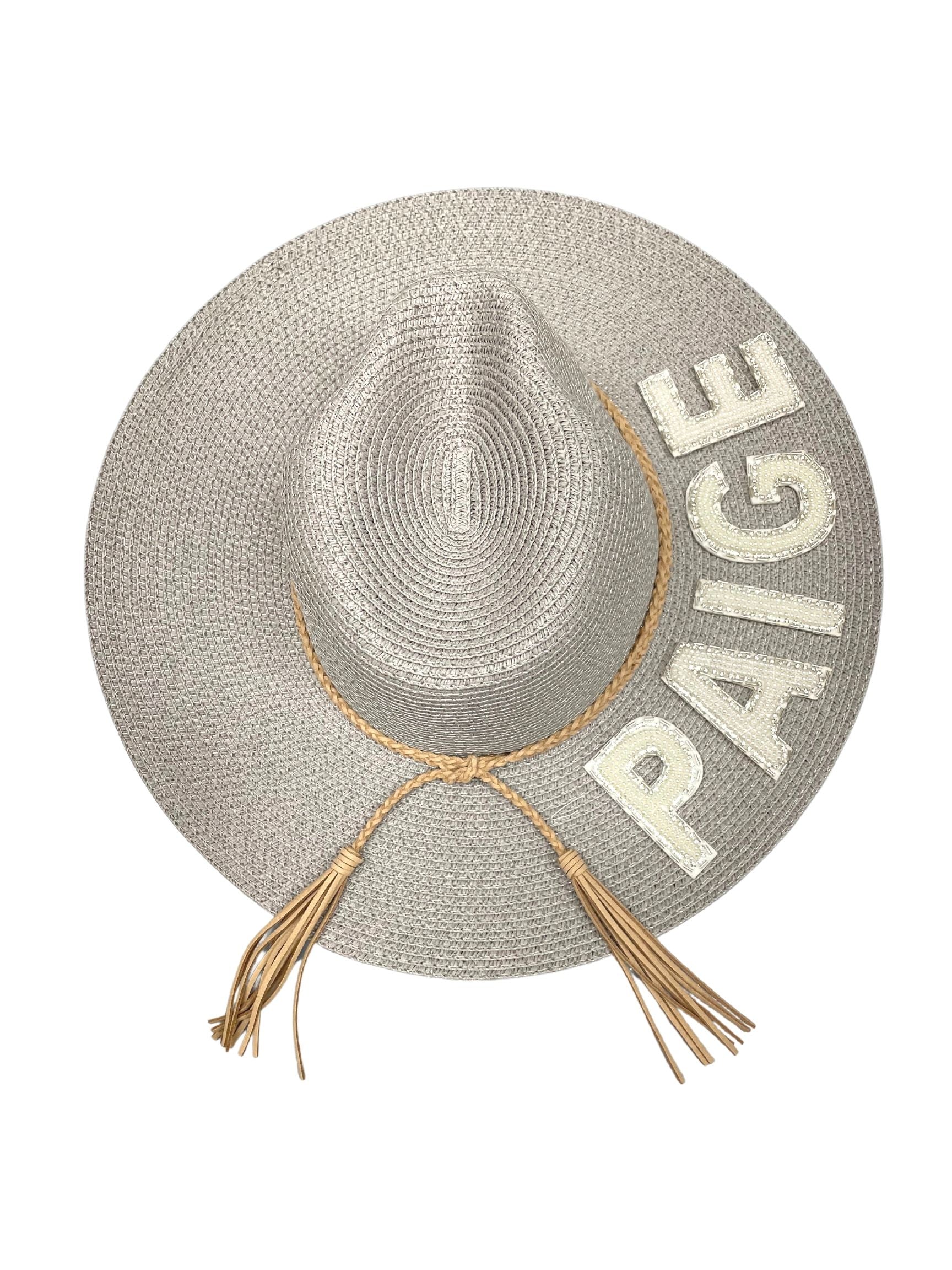 CUSTOM STRAW HAT ACCESSORIES Judith March