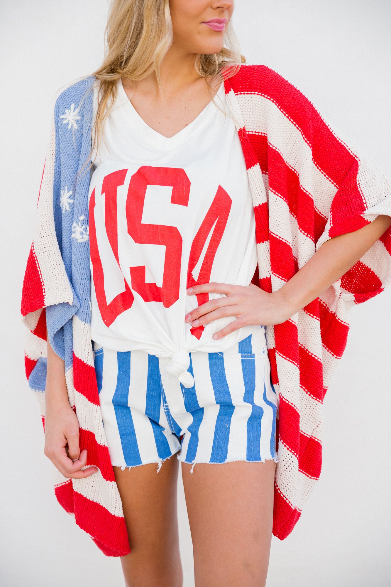 PROUD TO BE V-NECK TEE Shirts & Tops Judith March