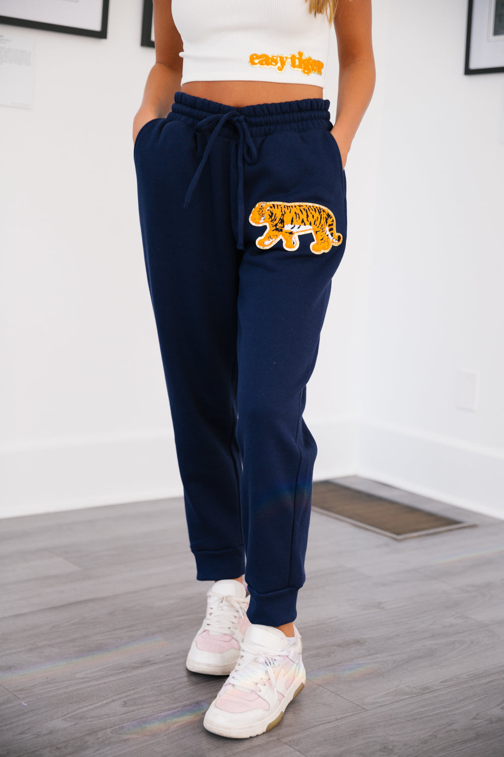 NAVY TIGER JOGGERS joggers Judith March SMALL