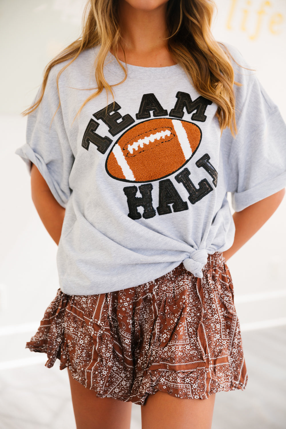 CUSTOM TEE (CUSTOMIZE YOUR OWN) Shirts & Tops Judith March CREAM SMALL