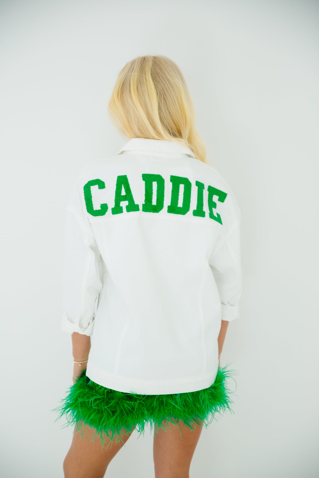 LOCAL CADDIE DENIM JACKET DENIM JACKET Judith March S/M WHITE