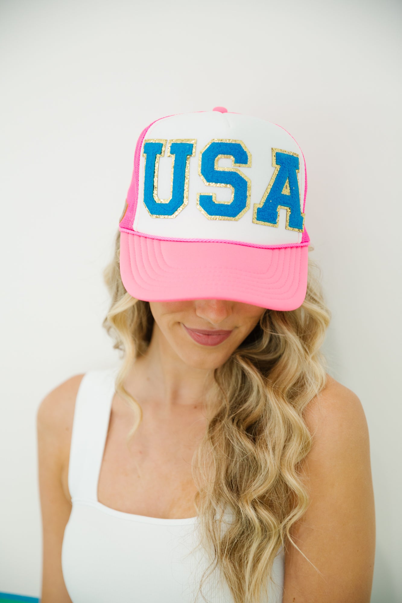HEY USA TRUCKER HAT TRUCKER HAT Judith March