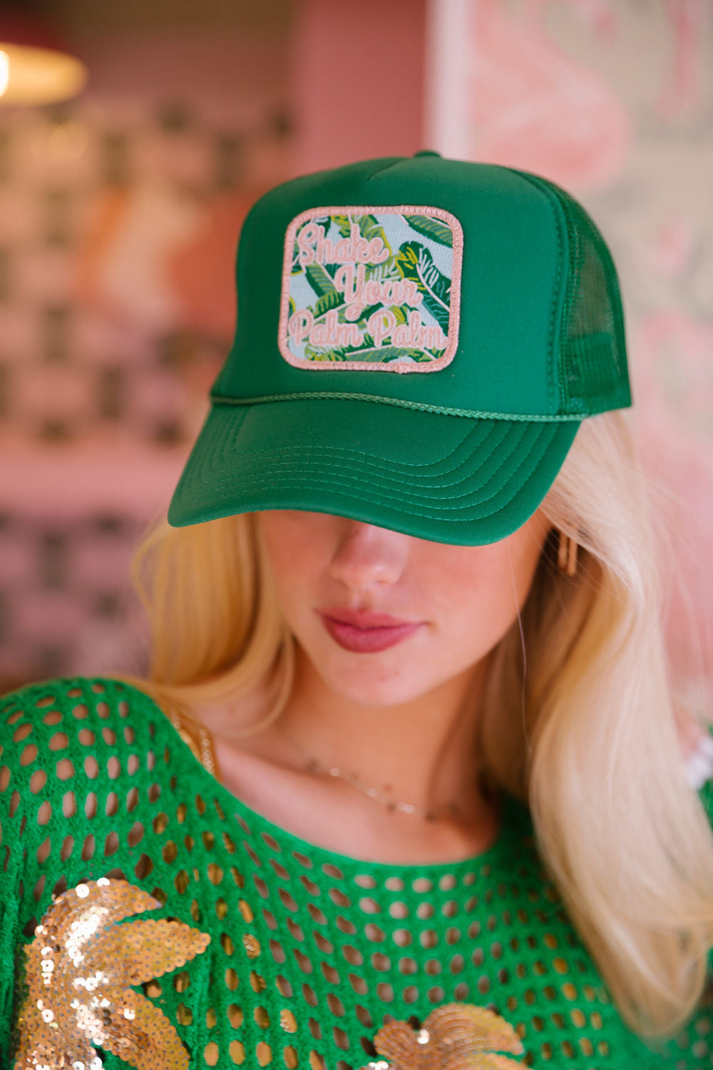 SHAKE YOUR PALM PALM TRUCKER HAT HAT Judith March