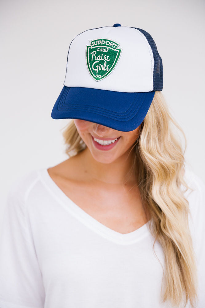 SUPPORT RETAIL RAISE GIRLS PATCH HAT Apparel & Accessories Judith March