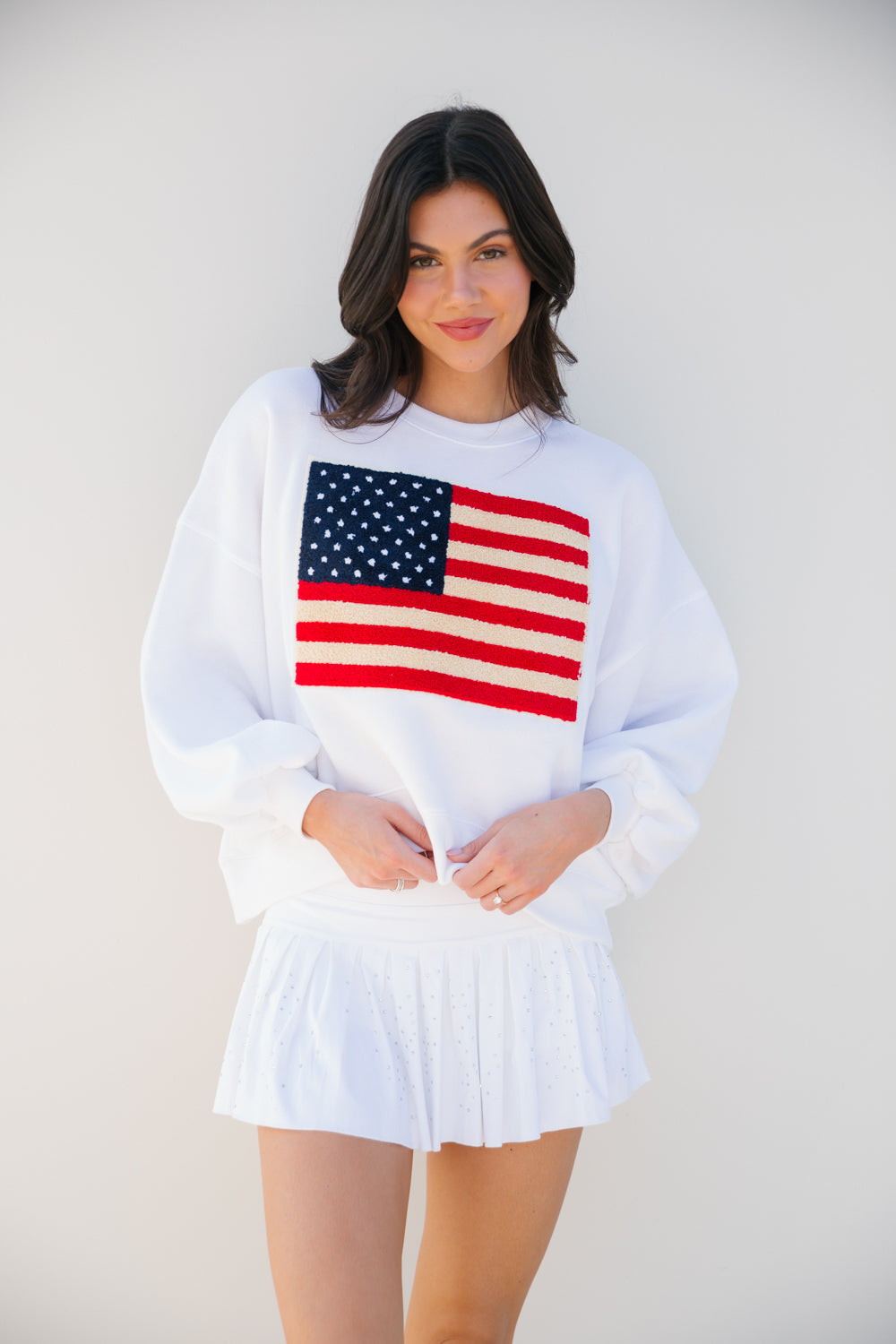 AMERICA’S FINEST WHITE PULLOVER pullover Judith March