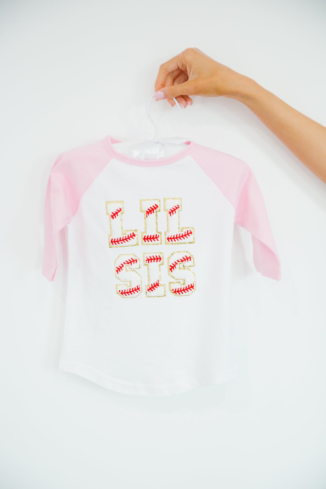 MINI KIDS LIL SIS BASEBALL TEE Tee Judith March 2T