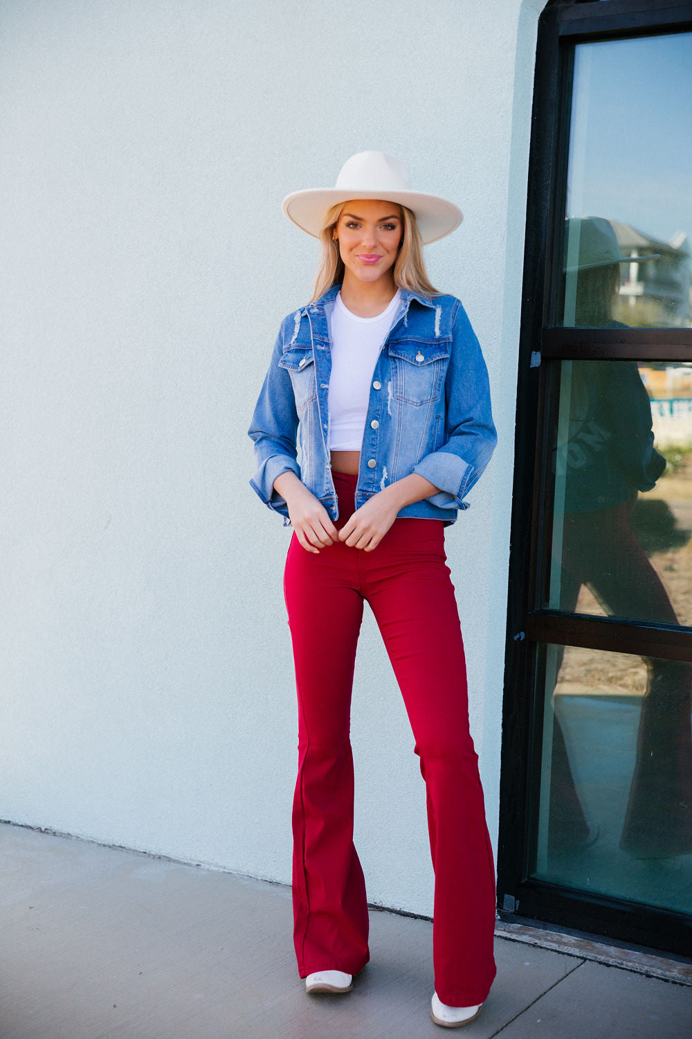 BASEBALL MOM DENIM JACKET JACKET Judith March