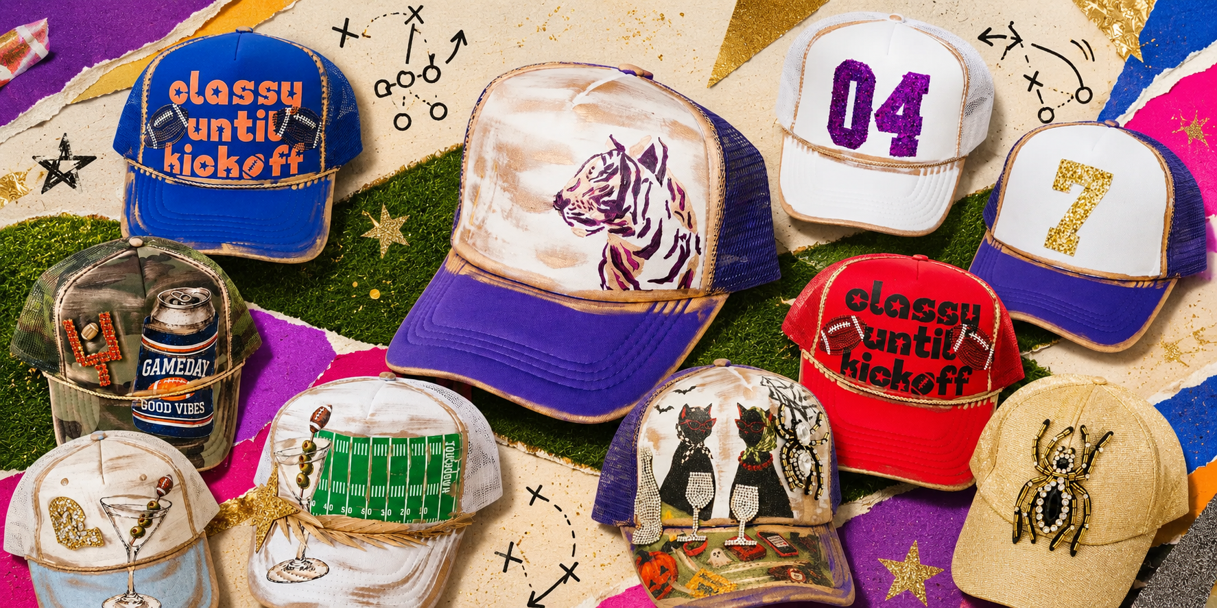 BASEBALL AND TRUCKER HATS
