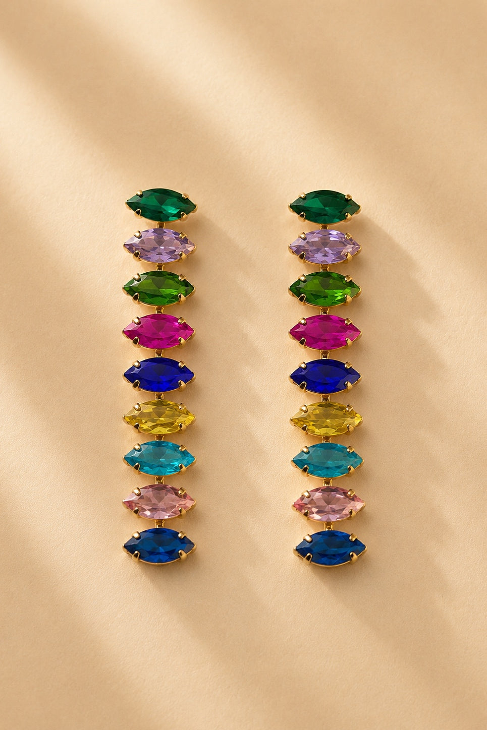 RAINBOW ROW EARRINGS