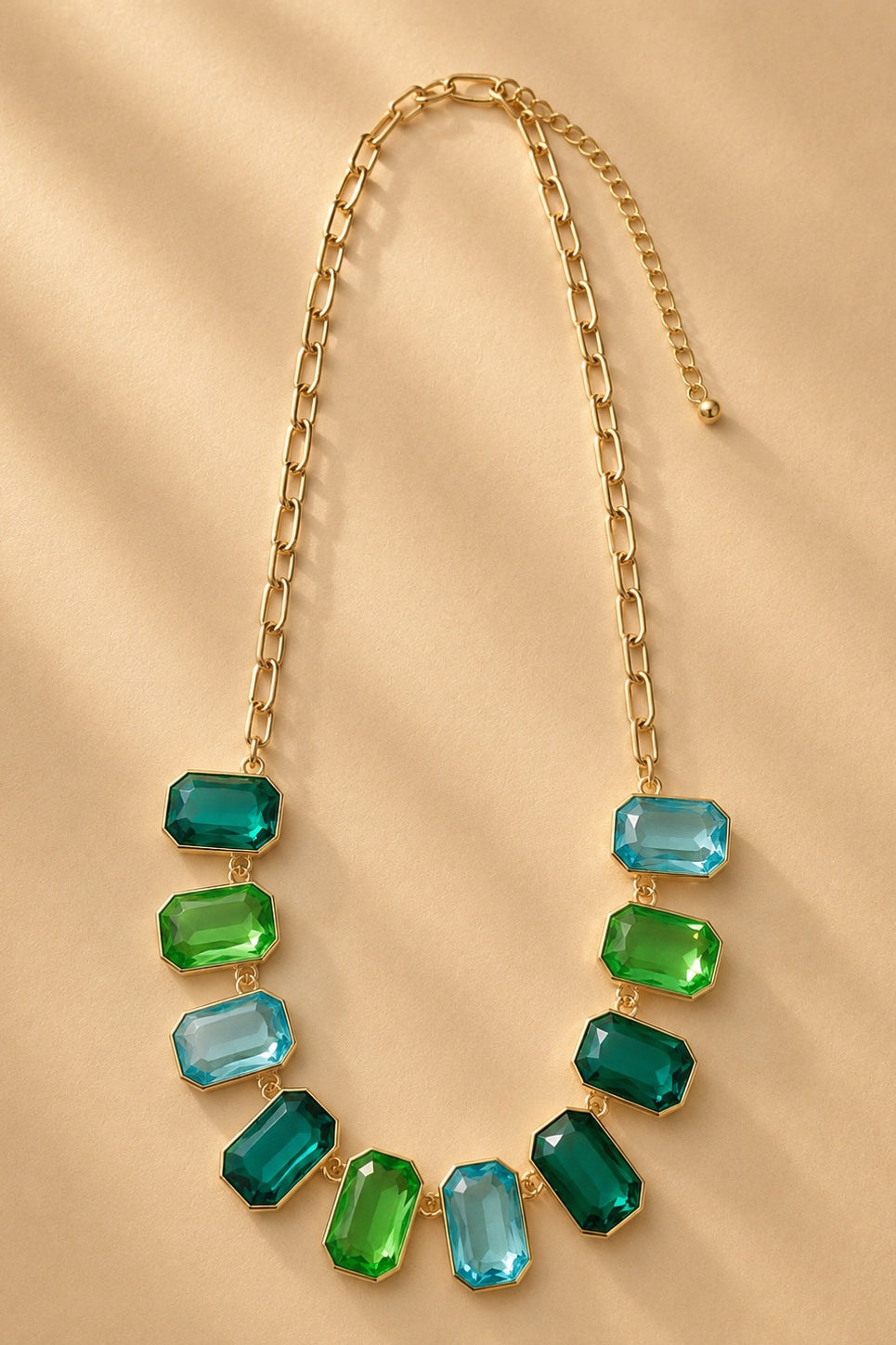 EMERALD WATERS STATEMENT NECKLACE