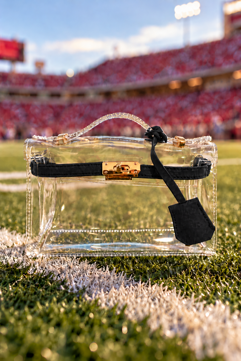 GAME DAY GLAM CLEAR STADIUM BAG