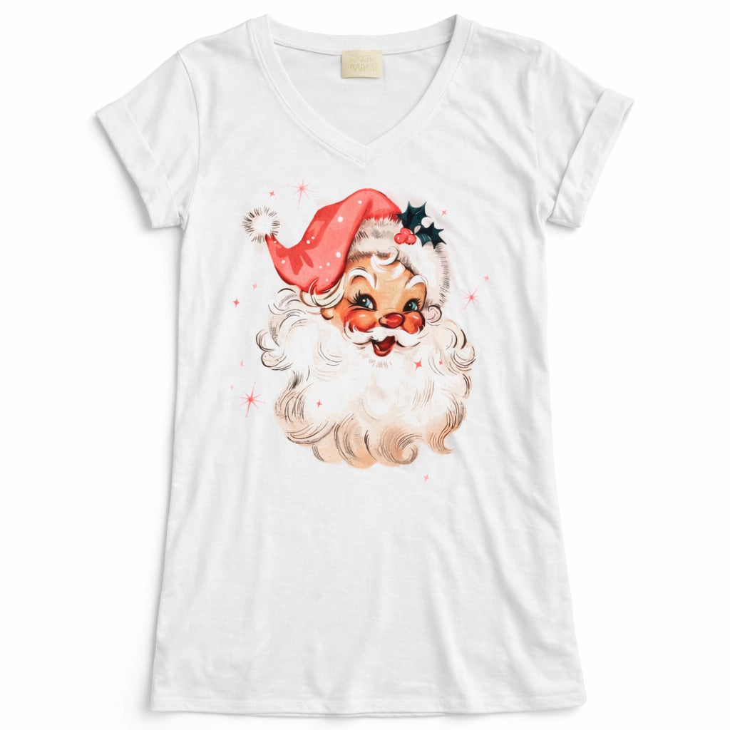 *JOLLY SANTA BEIGE T-SHIRT DRESS - L/XL PULLOVER Judith March