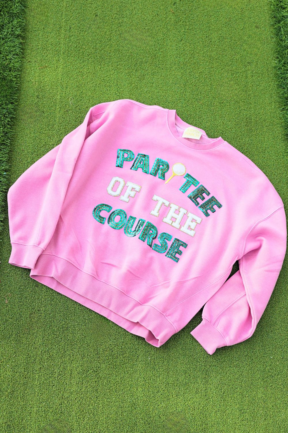 PARTEE OF THE COURSE PINK PULLOVER PULLOVER Judith March