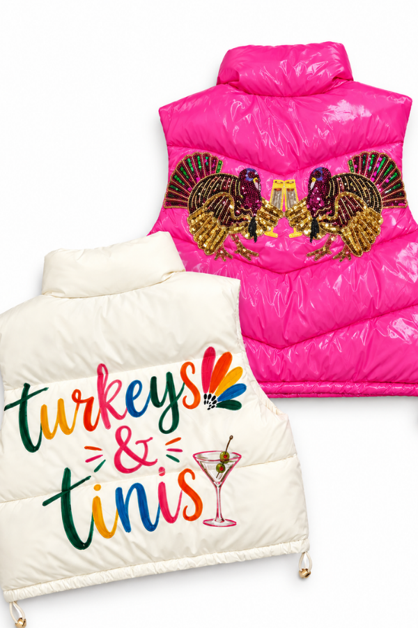 TURKEY & TINIS CREAM VEST VEST Judith March